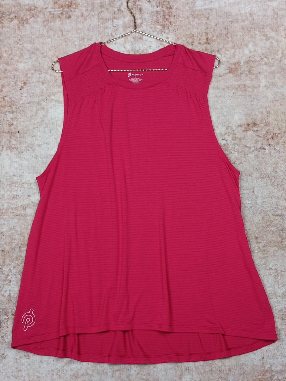 Peloton Pink Sleeveless Active Top Womens 1X